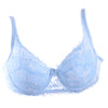 Image of Ladies Women Girls Sexy Bra Underwired 3/4 Cup Minimizer Padded Lace Sheer Bra