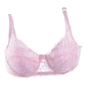 Image of Ladies Women Girls Sexy Bra Underwired 3/4 Cup Minimizer Padded Lace Sheer Bra
