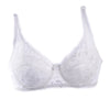 Image of Ladies Women Girls Sexy Bra Underwired 3/4 Cup Minimizer Padded Lace Sheer Bra