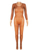 Image of Latin Full Body Jumpsuits Professional Fishnet Ballroom&Latin Dance Hard Yarn Elastic Latin Stockings Pantyhose