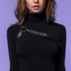 Image of Leather Harness Body Harness Underwear Leather Belt For Women Body Strap Bra Cage Harajuku Bondage Sexy Suit Harness Lingerie