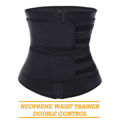 Lover Beauty Neoprene Waist Trainer Girdles Sweat Sauna Body Shapers Slimming Waist Shaper Fitness Double Modeling Belt Faja