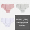 Image of M-XL Women's Panties 3Pcs/Set Cotton Solid Color Girl Briefs Sexy Lingerie Female Underwear Ladies Underpants Women Intimate New