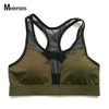 Image of MEIERSES Women Sports Bra Fitness Clothes Breathable Running Vest Mesh Patchwork Workout Tank Top 2019 New Yoga Top Sport Bra