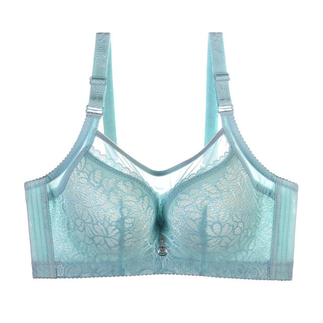 Meizimei bras for women plus large big size ladies bh super thin push up bralette gather lace crop tops sexy brassiere younggirl