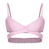 Image of Mens Sissy Bras Sexy Lingerie Underwear Open Cup Bra for Male Cross Over Back Wire-free Breathable Bralette No Padded Bra Tops