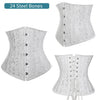 Image of Miss Moly Gothic Underbust Sexy Corset and Waist Cincher Bustiers Top Workout Body Shaper Belt Plus Size Lingerie Corselet S-6XL