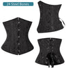 Image of Miss Moly Gothic Underbust Sexy Corset and Waist Cincher Bustiers Top Workout Body Shaper Belt Plus Size Lingerie Corselet S-6XL