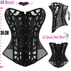 Image of Miss Moly Steampunk Corset Gothic Bustier Boned Overbust Dress Underbust burlesque Top Plus Size 6Xl Tummy Slimming Clothes