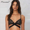 Image of Missomo Plus Size Floral Lace Push Up Longline Wire Free Single Bra VS Lingerie