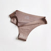Image of Modal Sexy G String Thongs For Women Low Waist Panties Ladies' Seamless Underwear Ice Silk Women's Briefs Lingerie Underpants