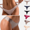 Image of Modal Sexy G String Thongs For Women Low Waist Panties Ladies' Seamless Underwear Ice Silk Women's Briefs Lingerie Underpants