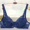 Image of Mozhini Fashion push up bra Sexy Lady Sexy Underwear Full Coverage Minimizer Non Padded Lace Sheer Bra big 32-40 BC Cup sexy bra