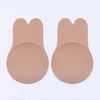 Image of New 6 Colors Kawaii Rabbit Women Silicone Strapless Invisible Push Up Bras For Self Adhesive Wireless Bralette Reusable Bra Pads