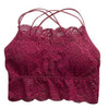 Image of New Arrival Lace Bra Sexy Camis Chest Padded Tank Tops Women Wearing Fitness Underwear Lace Bralette Crop Top
