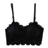 Image of New Arrival Lace Bra Sexy Camis Chest Padded Tank Tops Women Wearing Fitness Underwear Lace Bralette Crop Top