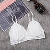 Image of New Arrival Lace Bralette French Style Female Deep V Lace Bras Wireless Bra Thin Underwear Sexy Lingerie Soft Bras For Women