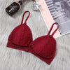 Image of New Arrival Lace Bralette French Style Female Deep V Lace Bras Wireless Bra Thin Underwear Sexy Lingerie Soft Bras For Women