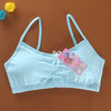 Image of New Fashion Young Girls Cotton Camisoles Girl Underwear Printing Lace vest Top For Teens Training Soft Camisole Sports Bra Top