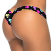 Image of New Floral V shape sexy women brazilian tanga brasil thong female swimwear micro mini bikini bottom brief Panties Underwear Y87B