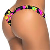 Image of New Floral V shape sexy women brazilian tanga brasil thong female swimwear micro mini bikini bottom brief Panties Underwear Y87B