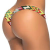 Image of New Floral V shape sexy women brazilian tanga brasil thong female swimwear micro mini bikini bottom brief Panties Underwear Y87B