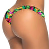 Image of New Floral V shape sexy women brazilian tanga brasil thong female swimwear micro mini bikini bottom brief Panties Underwear Y87B