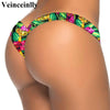 Image of New Floral V shape sexy women brazilian tanga brasil thong female swimwear micro mini bikini bottom brief Panties Underwear Y87B