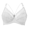 Image of New Plus Size Bra Ultrathin Lace Bralette For Woman Racerback Push Up Cotton Brassiere Underwire C D E Cup Bras Underwears 100E