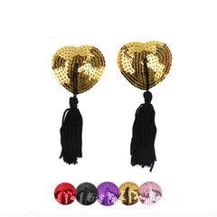 New Sex Toys for Couples Women Lingerie Sequin Tassel Breast Bra Nipple Cover Pasties Sexy Erotic Tools For Women Accessories
