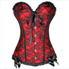 Image of Burvogue Underbust Steampunk Corset Waist Control Gothic Corsets Cincher with Curved Hem Bustiers Embroidery Short Waist Trainer  (5)