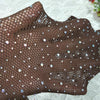 Image of New Sexy Womens Lady Girls Diamond Design Black Sexy Fishnet Pattern Jacquard Stockings Rhinestone Pantyhose Tights