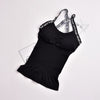 Image of New Tank Top Seamless Vest For Women Band Pad Cup Tube Top Summer Bralette Cross Straps Sleeveless comfortable Underwear #F