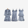 Image of New Women Satin Sleepwear Fashion Nightgowns Imitation Ice Silk Sleepwear Dresses Night Dress Women's Sexy Lingerie Nightdresses