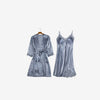 Image of New Women Satin Sleepwear Fashion Nightgowns Imitation Ice Silk Sleepwear Dresses Night Dress Women's Sexy Lingerie Nightdresses