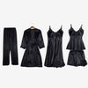 Image of New Women Satin Sleepwear Fashion Nightgowns Imitation Ice Silk Sleepwear Dresses Night Dress Women's Sexy Lingerie Nightdresses
