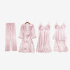 Image of New Women Satin Sleepwear Fashion Nightgowns Imitation Ice Silk Sleepwear Dresses Night Dress Women's Sexy Lingerie Nightdresses