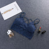 Image of New Women Strappy Lingerie Floral Sheer Lace Triangle Bralette padded Bra Crop Top