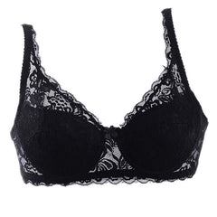 Newest 7 Colors! New Women Sexy Underwear 3/4 Cup Gather Push Up Bra Ladies Padded Lace Sheer Bra