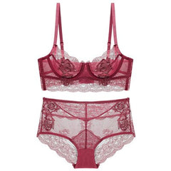 Norns Women Bra Set Models French Sexy Thin Gathering Adjustment Lace Underwear Set High Waist Lingerie