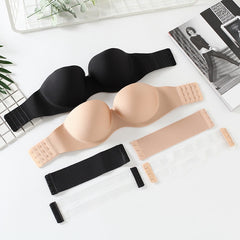Nubra Strapless Bralette bra for women intimates Invisible Push Up BH Wedding Backless PushUp sheer bra seamless bras Wire Free