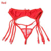 Image of Okdeals Women Sexy Lingerie Garters Bow Perspective Thigh-Highs Stockings Garter Belt Lady Erotic Suspender Intimates Pantyhoses