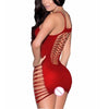 Image of Open Crotch Bodystockings Sexy Fishnet Mesh Erotic Lingerie Women Babydoll Teddy Bodysuit Lingerie femme catsuit Sex Body Suit