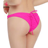 Image of PERONA Sexy Solid Bikini Bottom Women Scrunch Back Tie Lace Swimsuit Cheeky Swimwear Mini Brazilian Thong Briefs Panty Bikini