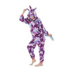 Image of Pajamas For Women Unicorn Stitch Kigurumi Flannel Cute Animal Pajamas Sets Winter Sleepwear unicornio Nightie Pyjamas Home wear
