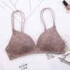 Image of Perfering Black Bra Wire Free Push Up Sexy Women Bras Lace Bralette Lingerie Small Breast Adjusts  A B C Bra Female Underwear