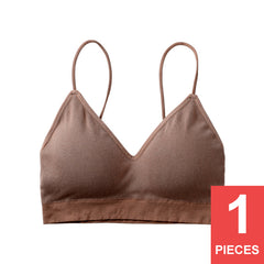 Perfering Bralette Push Up Bra Cotton Female Bras for Women Fitness Tops Brassiere Underwear lingerie Wire Free Seamless A B C
