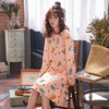 Image of Perfering Hot Sale Cotton Sleepwear Women Nightdress Cartoon Ladies Nightgown Sexy Girl Nightwear Plus Size Home Sleep Dress