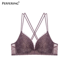 Perfering Super Push Up Bra For Women Lace Wireless Lingerie Femmale Underwear Sexy Bralette Seamless Brassiere Sexy 70 75 80 85