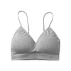 Image of Perfering Women Sexy Vest Chest Padded Tank Tops Bra Bralette Push Up Fitness Brassiere Underwear Lingerie Wearing Top Black